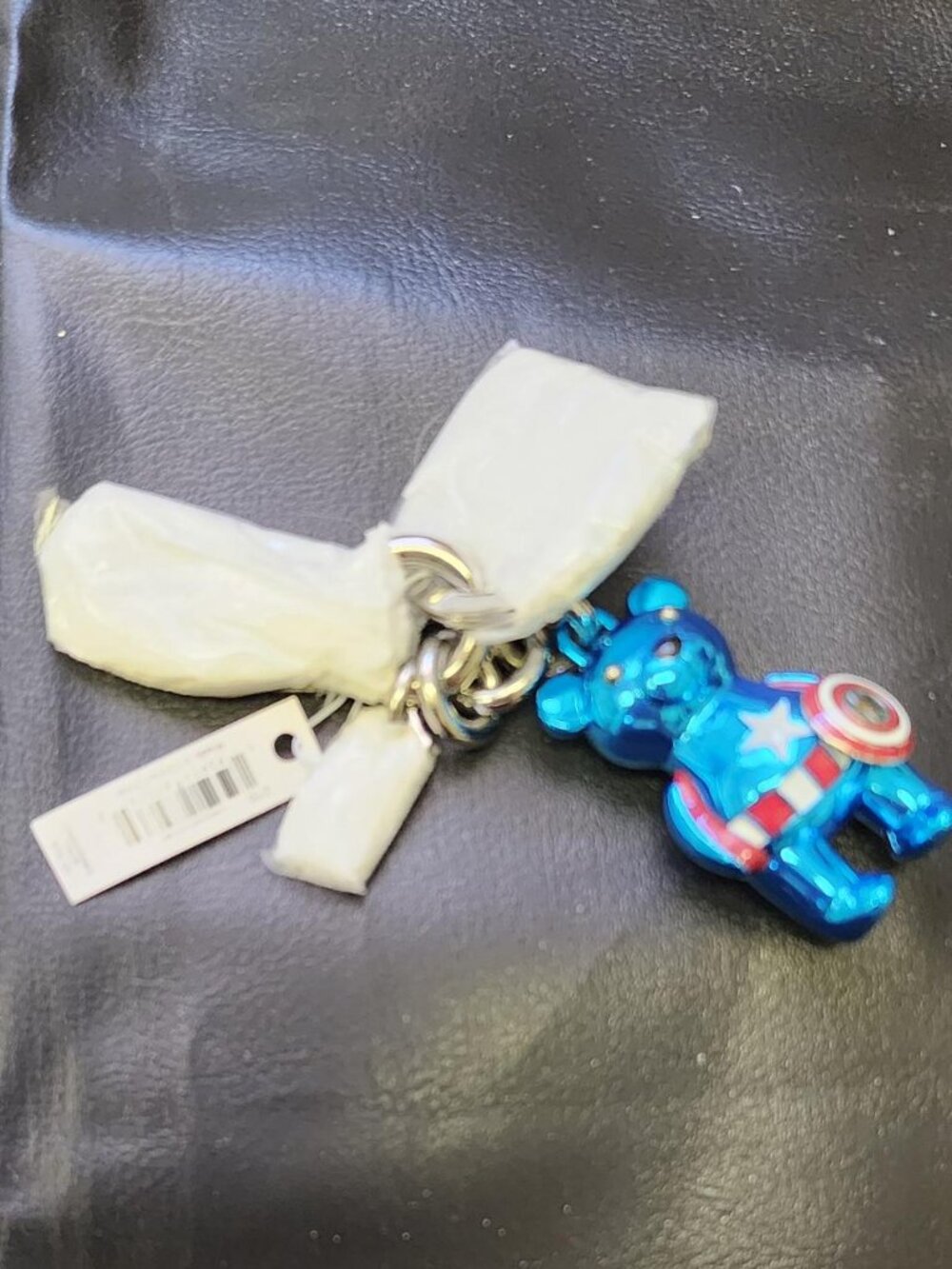 Coach Marvel Bear Captain America Handbag Charm / Keychain